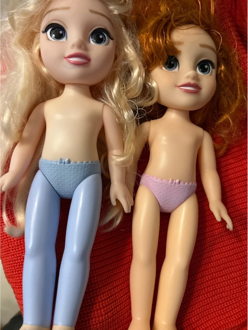 Anna and Elsa baby dolls